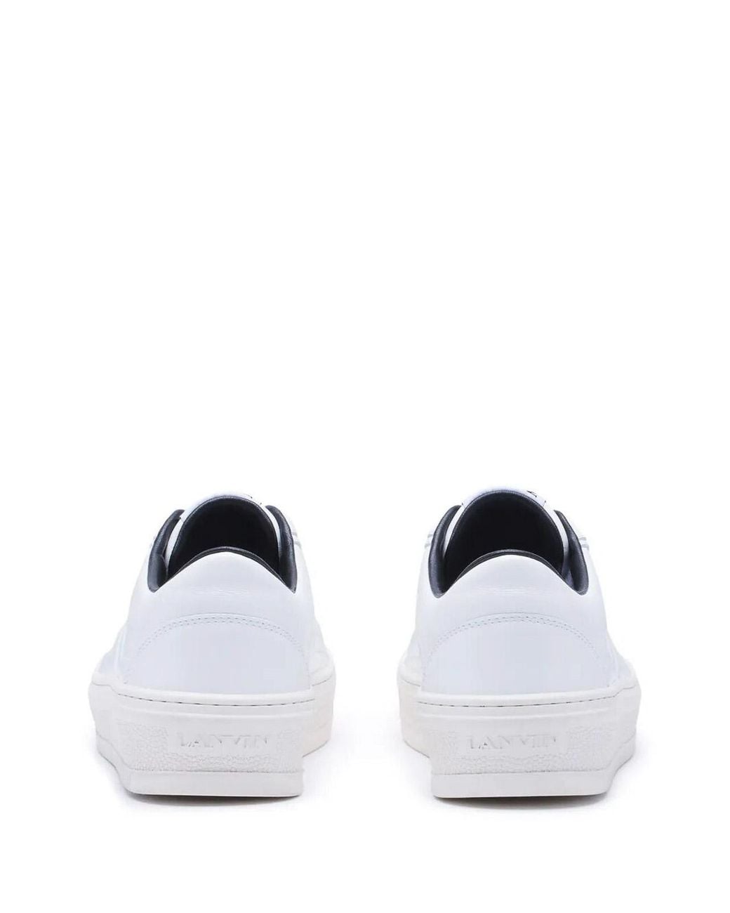 Lanvin White Leather Sneakers for men