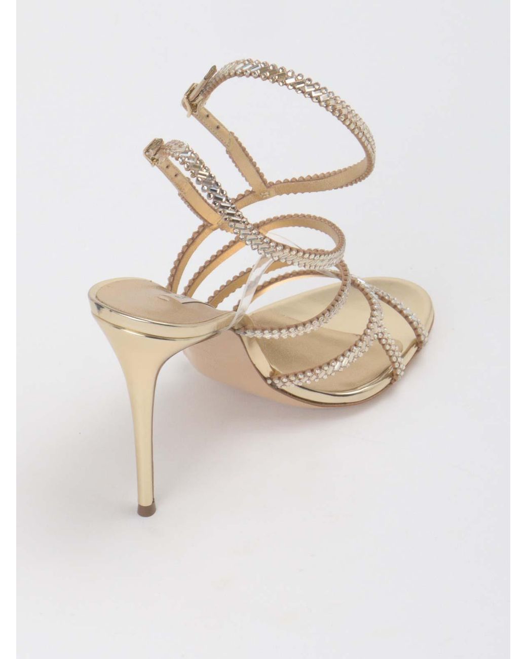 Casadei Metallic Sandals