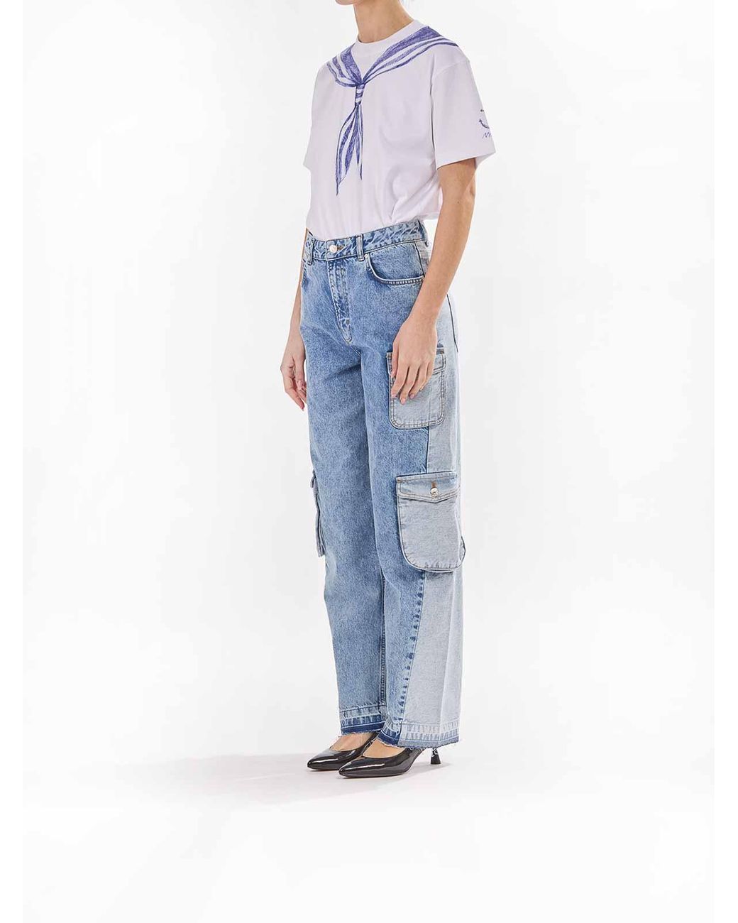Jeans Boot-Cut Moschino de color Blue