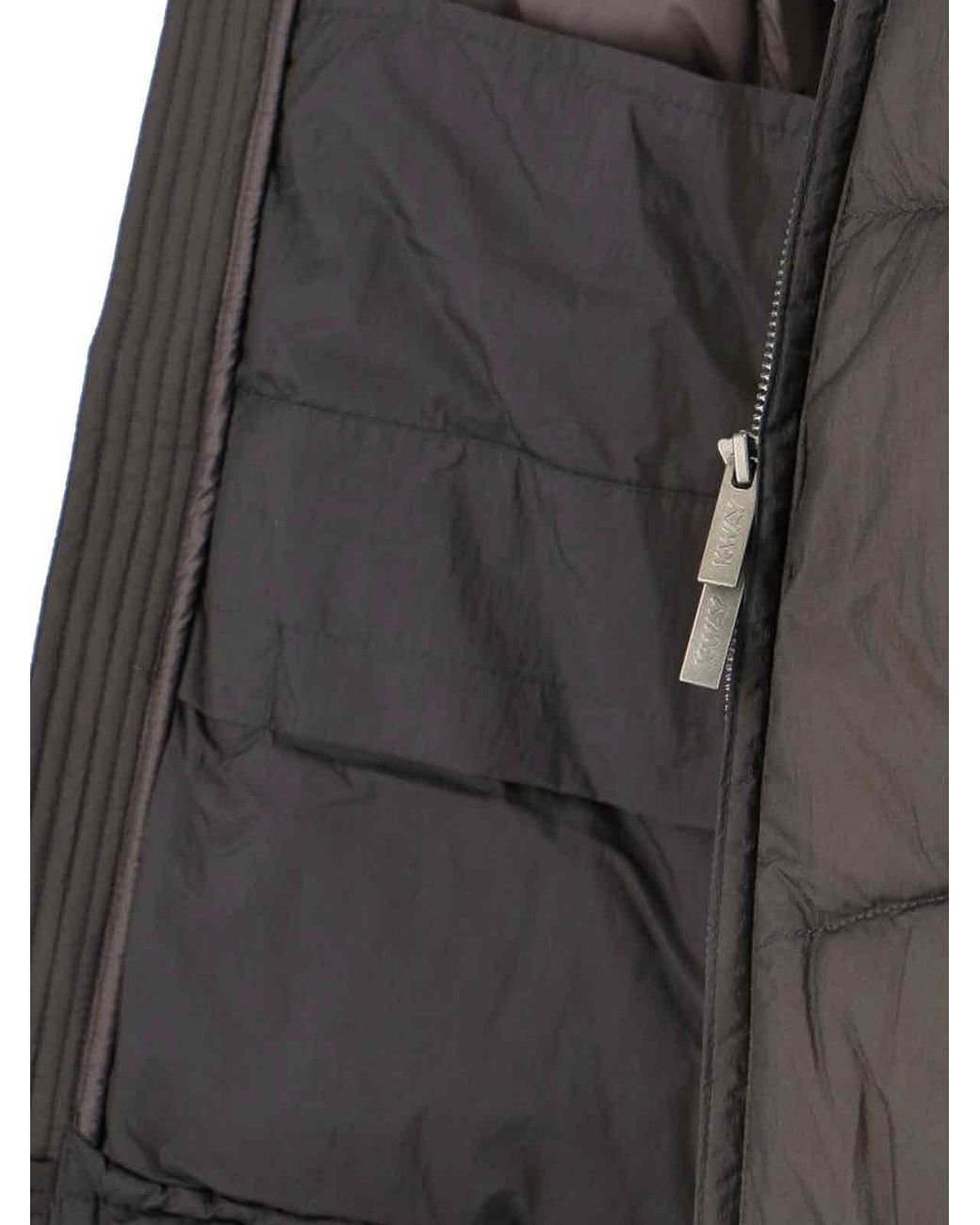 K-Way Gray Down Filled Comforter for men