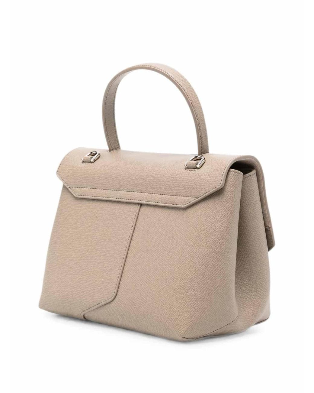 Emporio Armani White Medium Leather Handbag