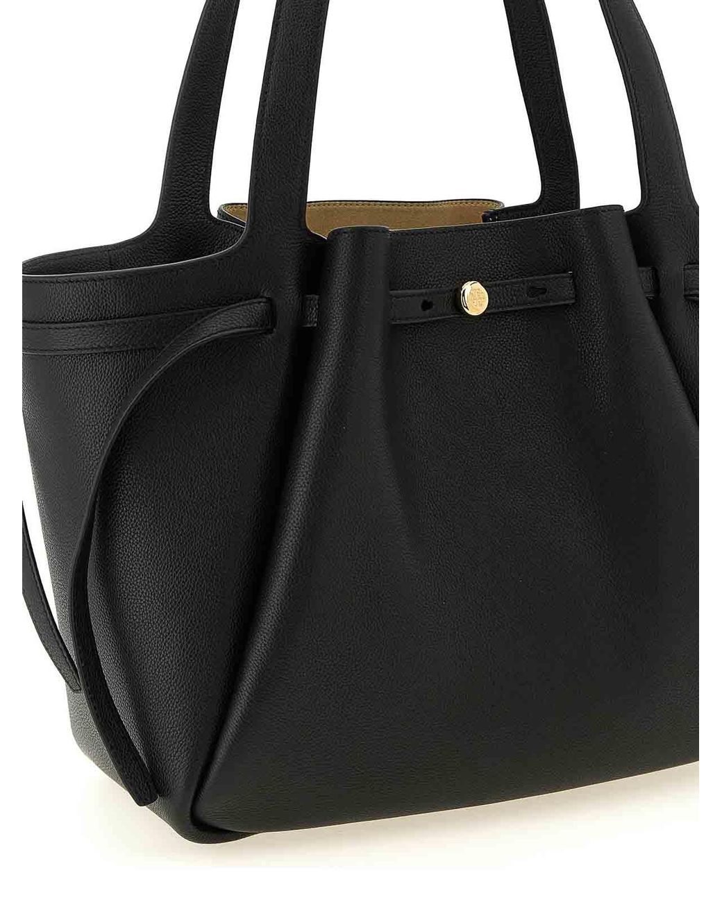 Tory Burch Black Romy Tote Shopping Bag