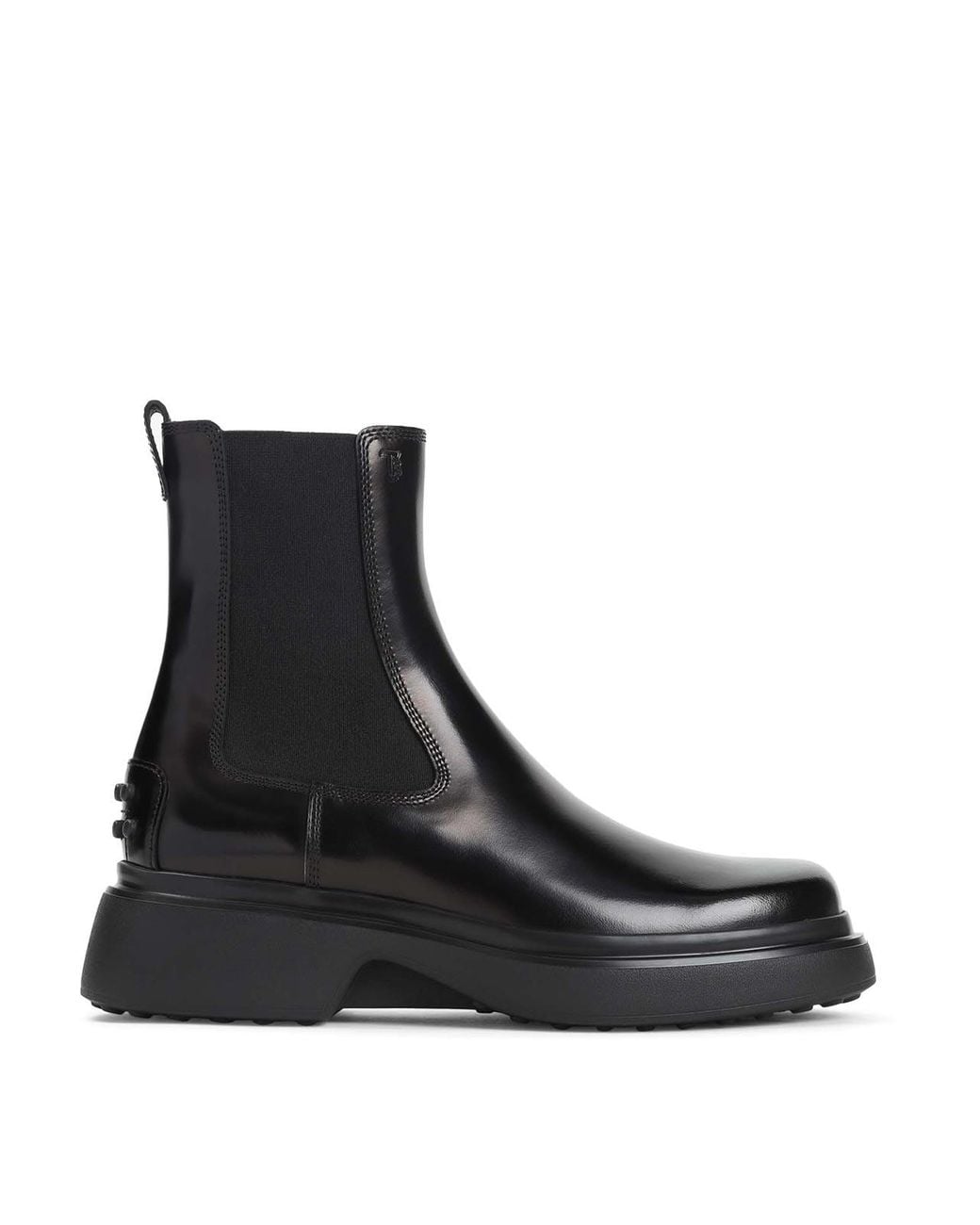 Tod's Black Tods Leather Ankle Boots