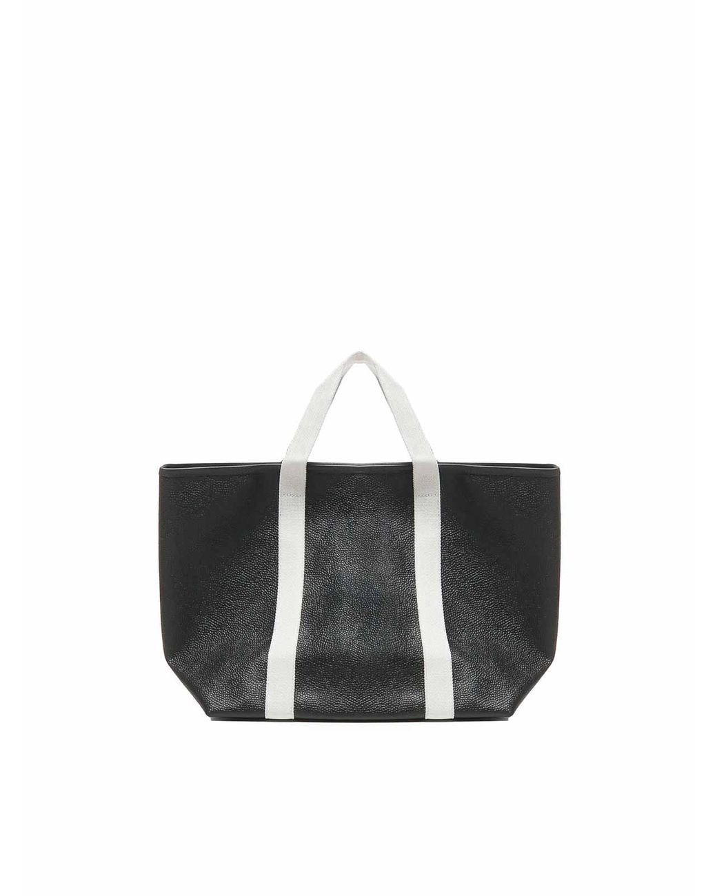 Herve Chapelier Black 615G09 Medium Tote Bag