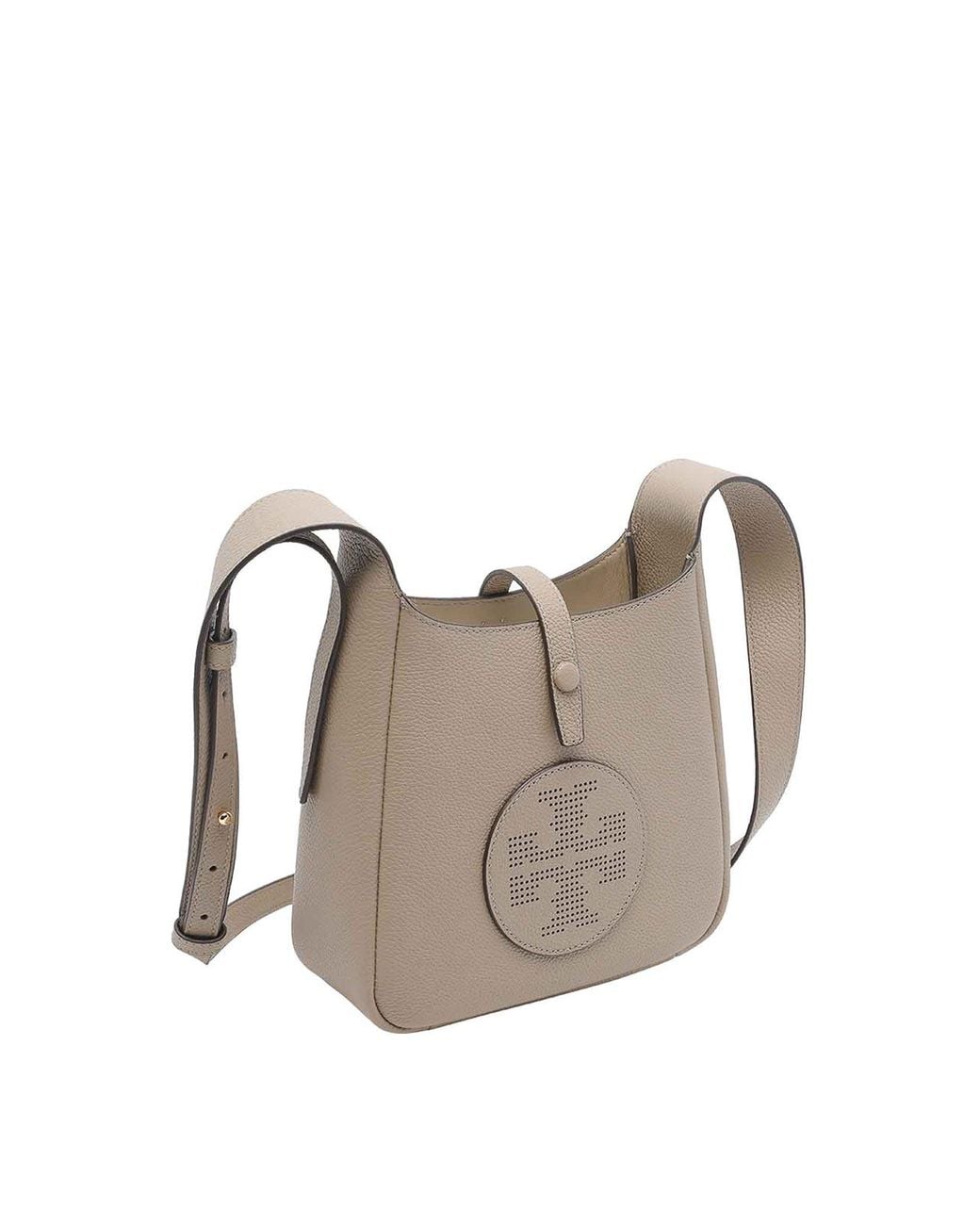 Tory Burch Gray Miller Swing Bucket Bag
