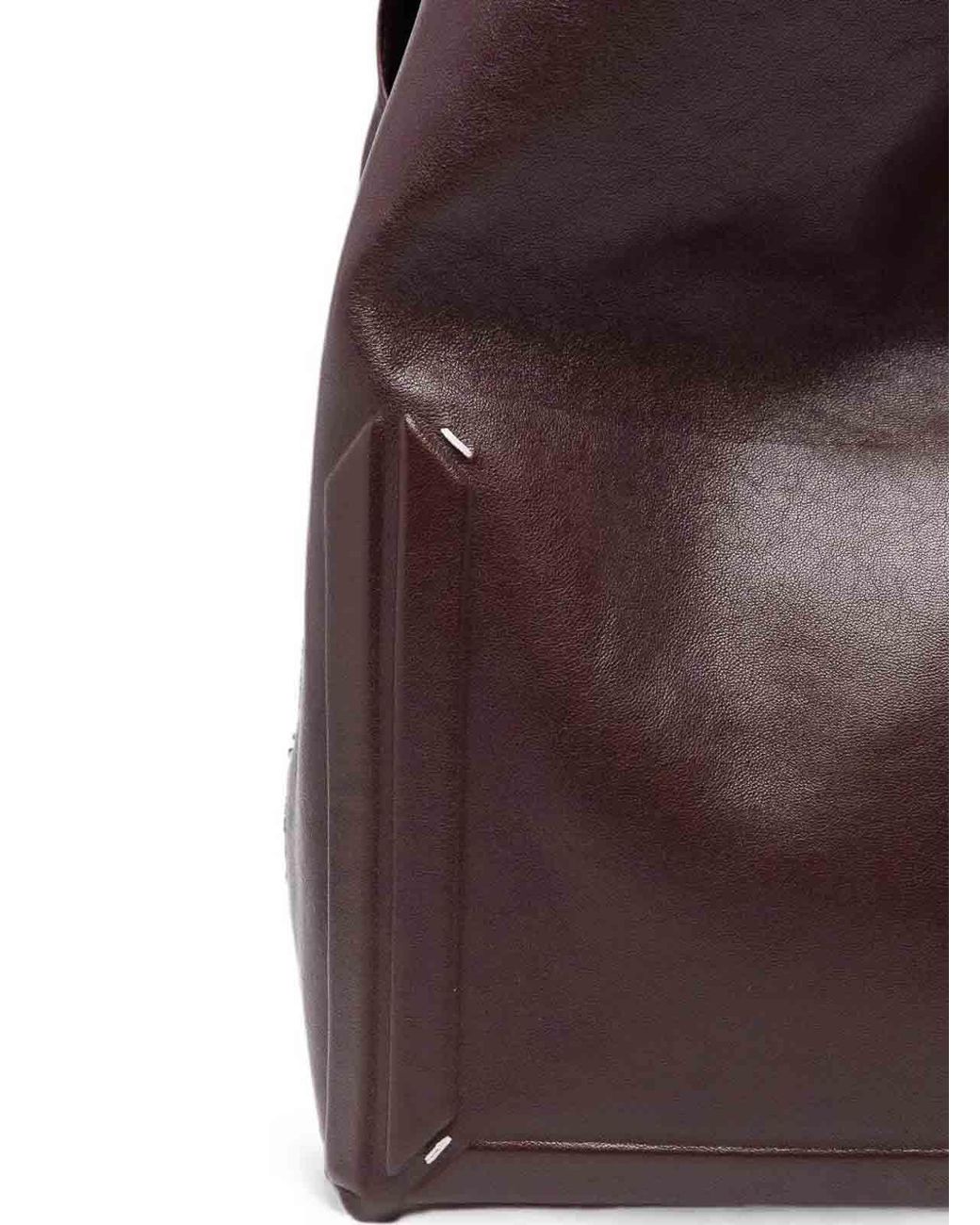 Maison Margiela Brown Box Bag Medium Bag