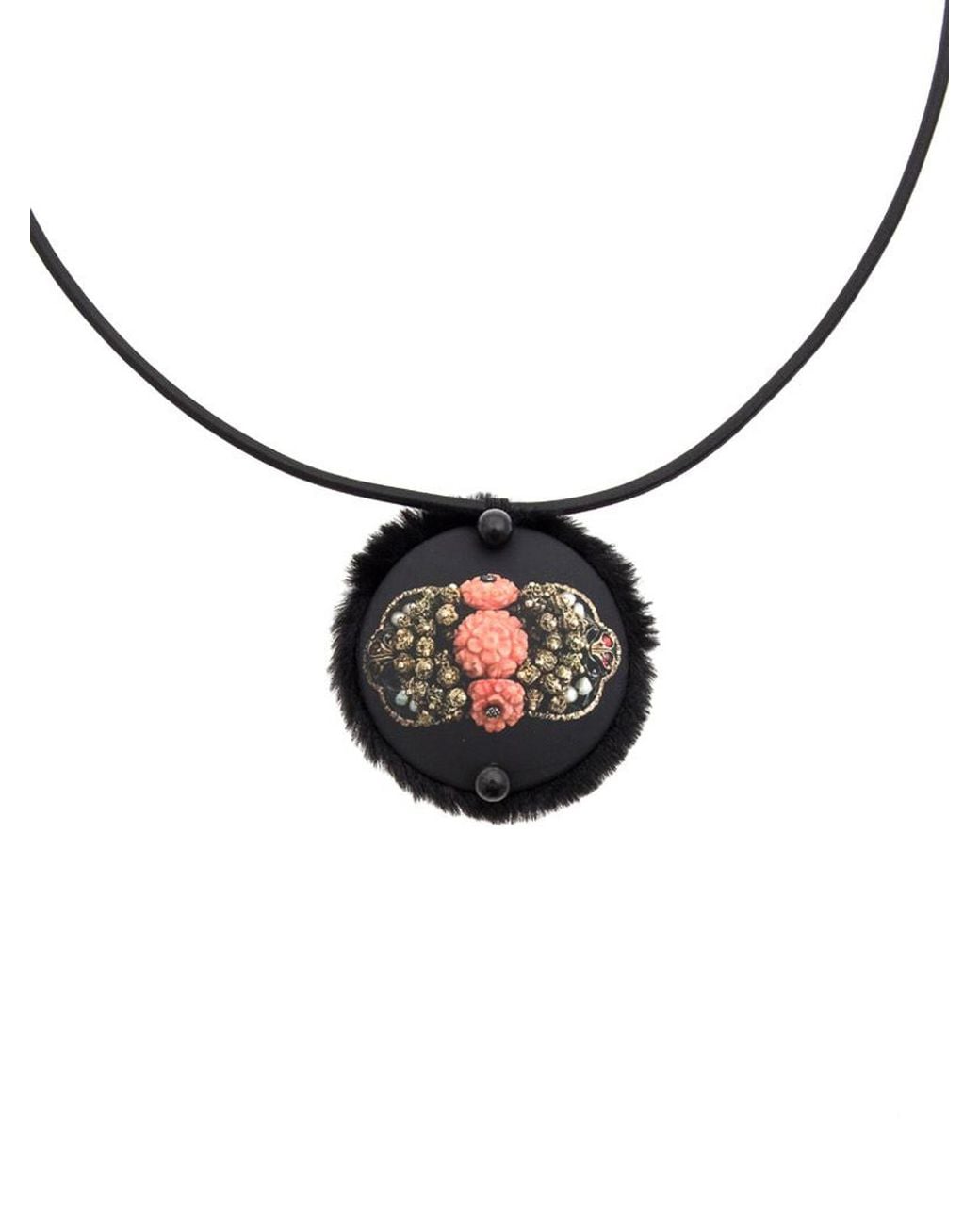 Maria Calderara Metallic Handmade Necklace
