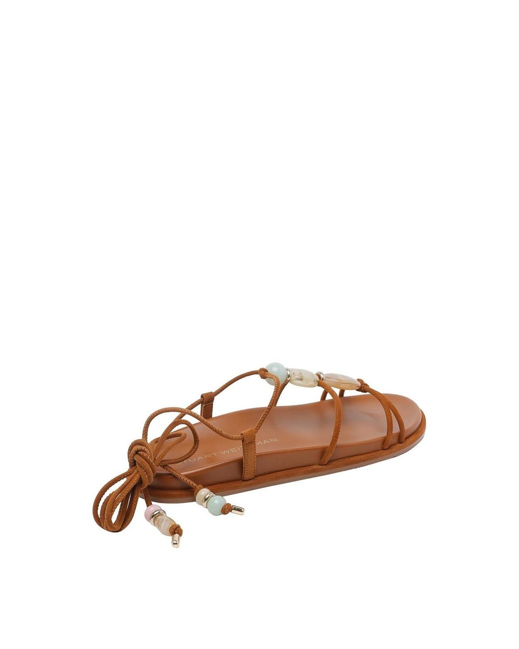 Stuart Weitzman Brown Boho Majorca Sandals