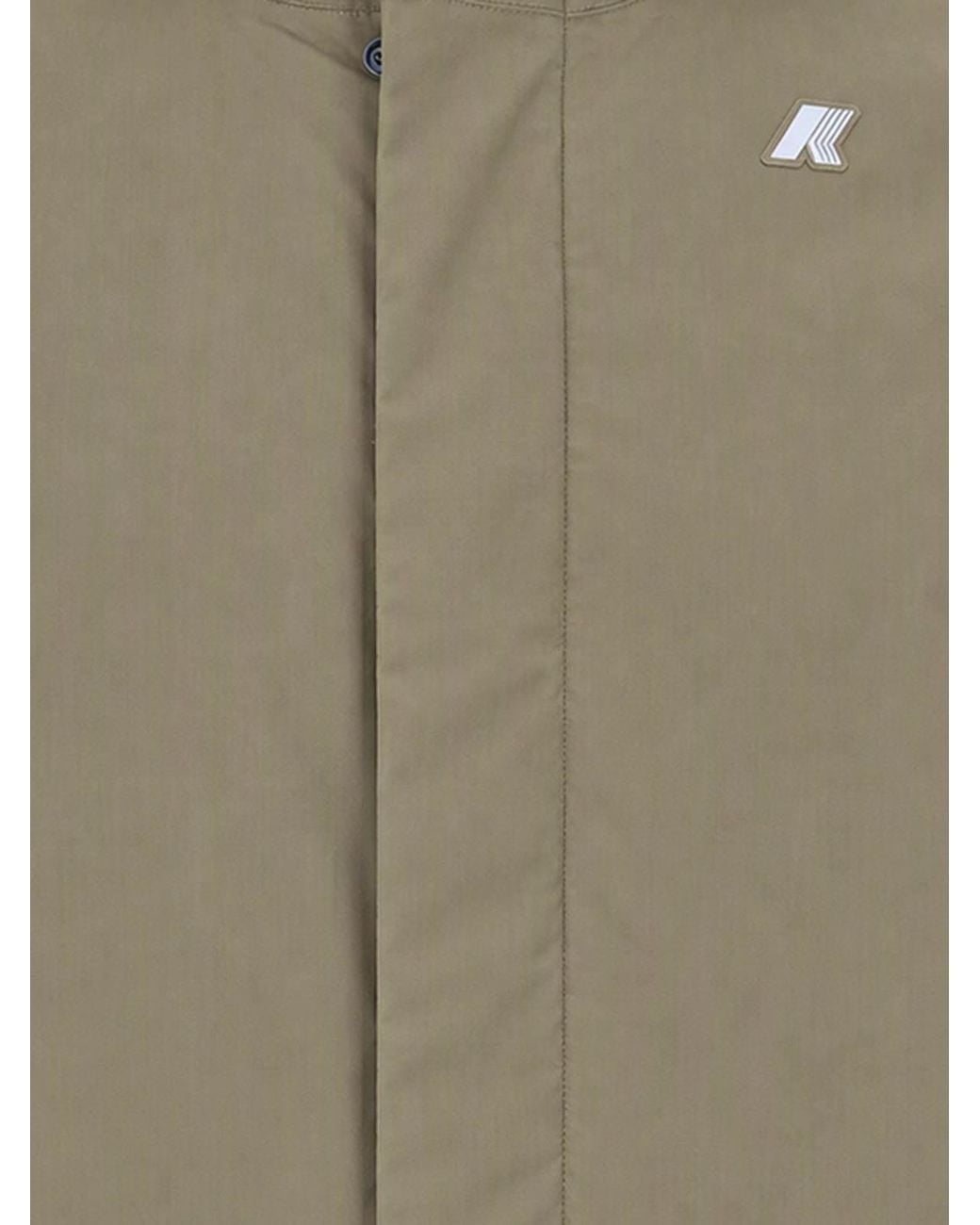 K-Way Gray Thomas Warm Hooded Jacket for men
