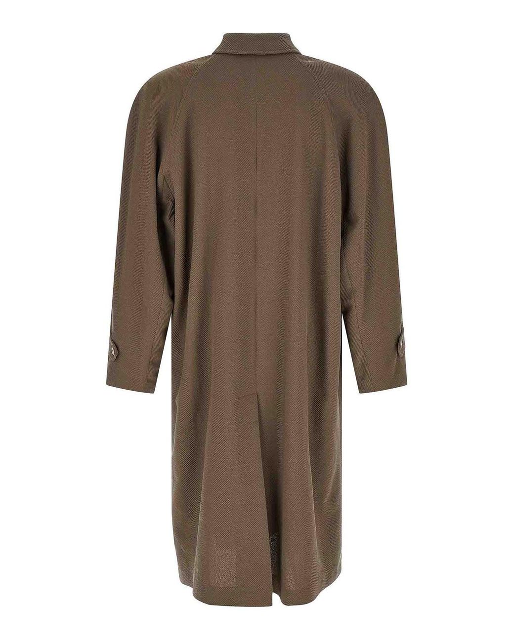 Magliano Brown Caligo Coat for men