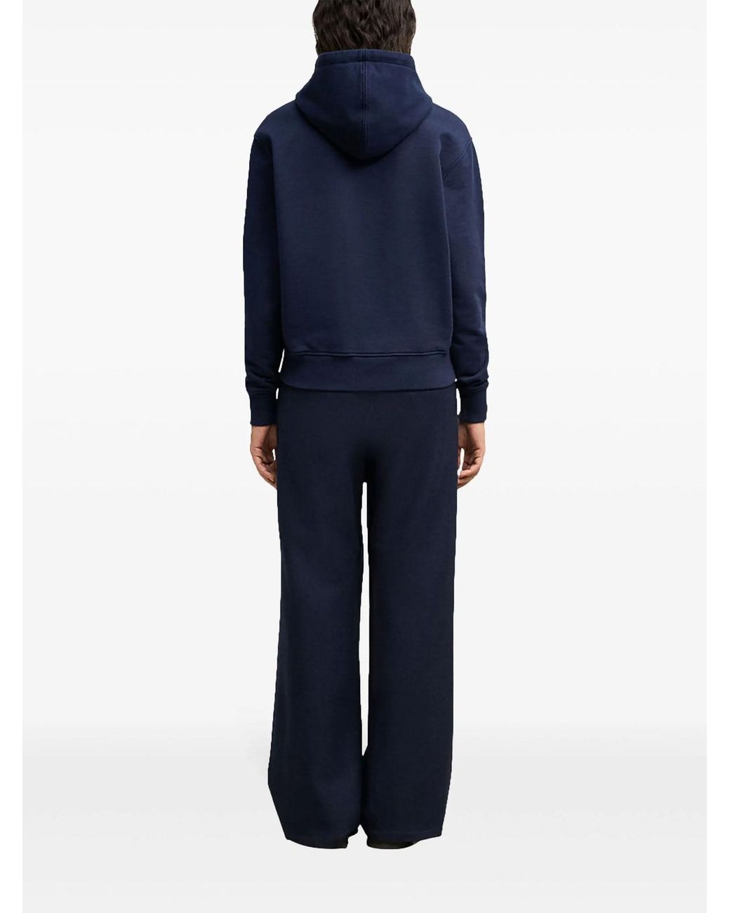 AMI Blue De Coeur Hoodie for men