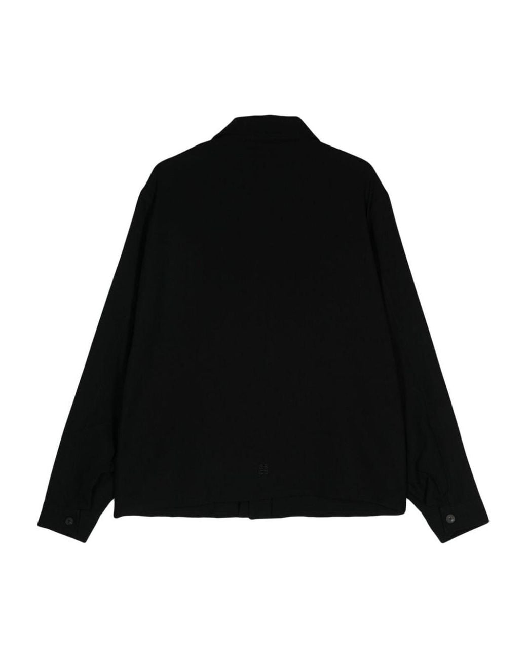Givenchy Black Wool Polyamide Overshirt for men