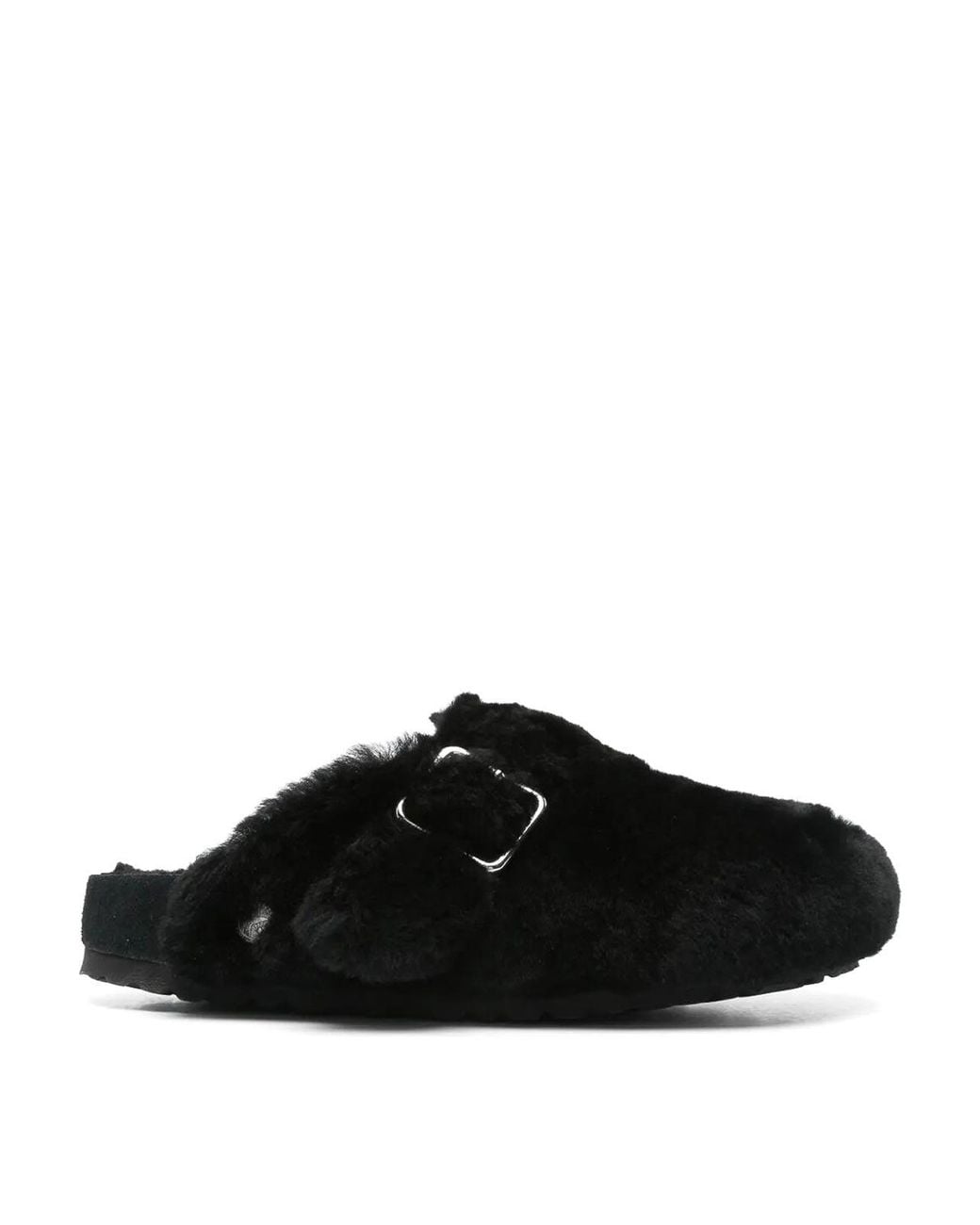 Birkenstock Black Boston Sk1 1774 Shearling Laf