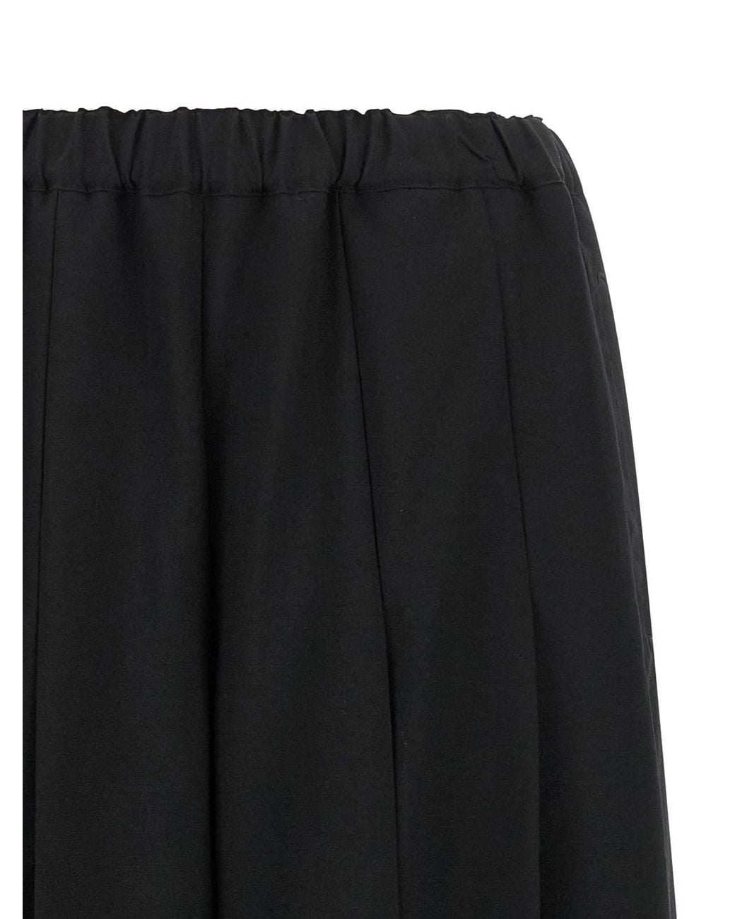 Comme des Garçons Black Pleated Trousers
