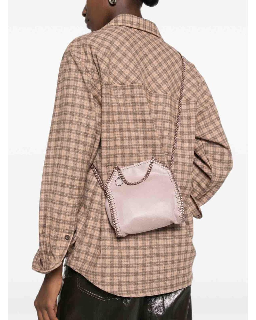 Stella McCartney Pink Falabella Tiny Crossbody Bag