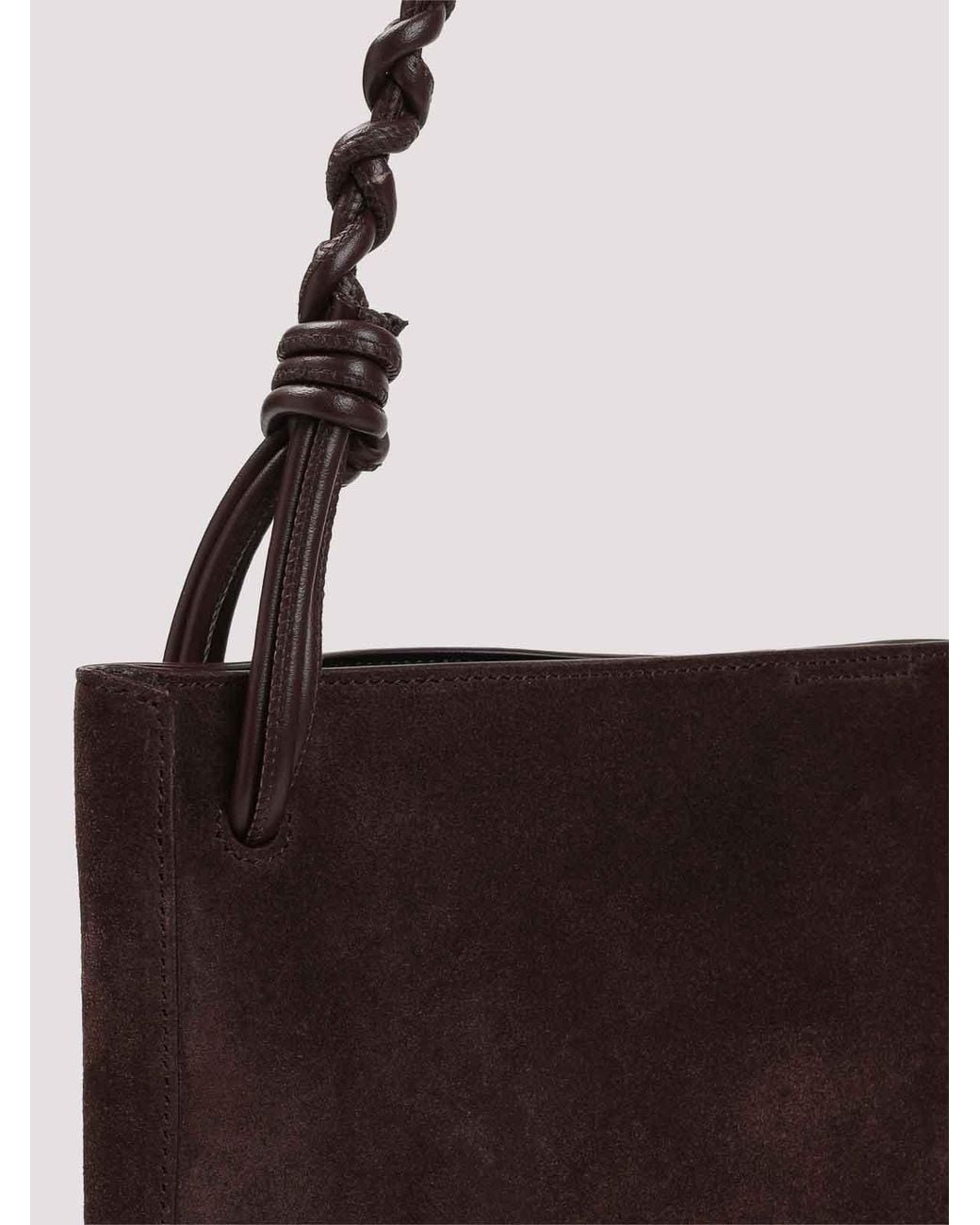 Jil Sander Brown Tangle Silm Bag for men