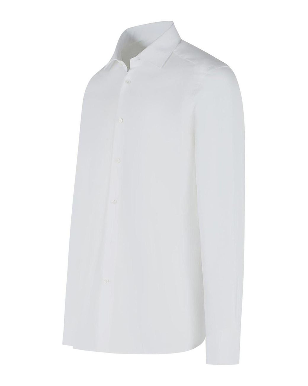 Zegna White Trophy Cotton Shirt for men