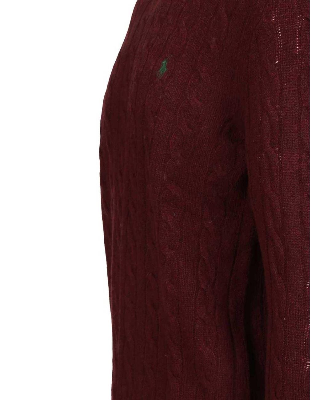 Polo Ralph Lauren Purple Cable Knit Sweater for men