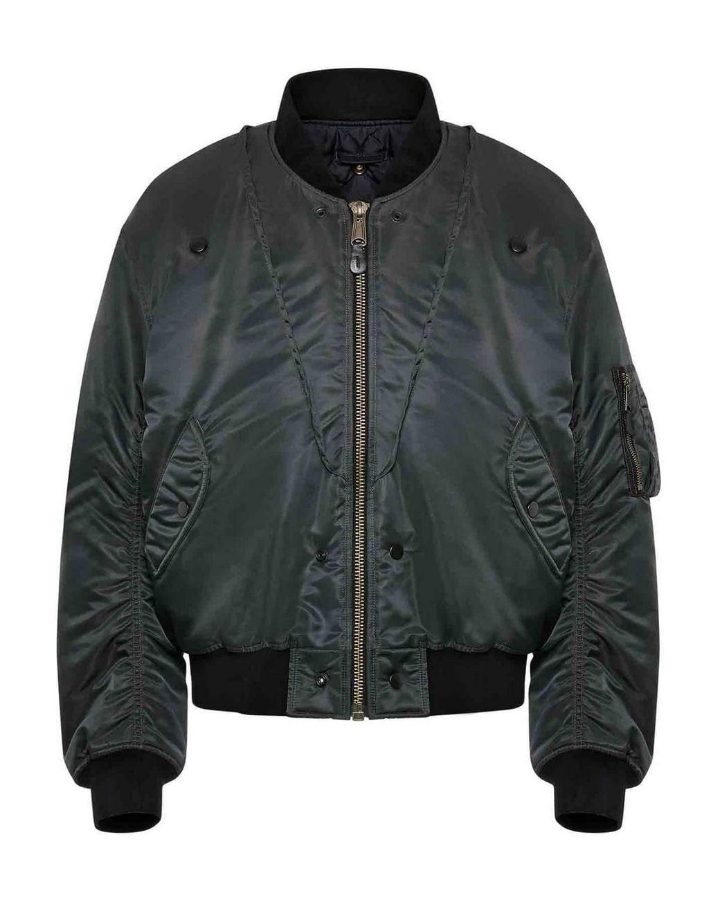 Maison Margiela Black Reversible Nylon Bomber for men