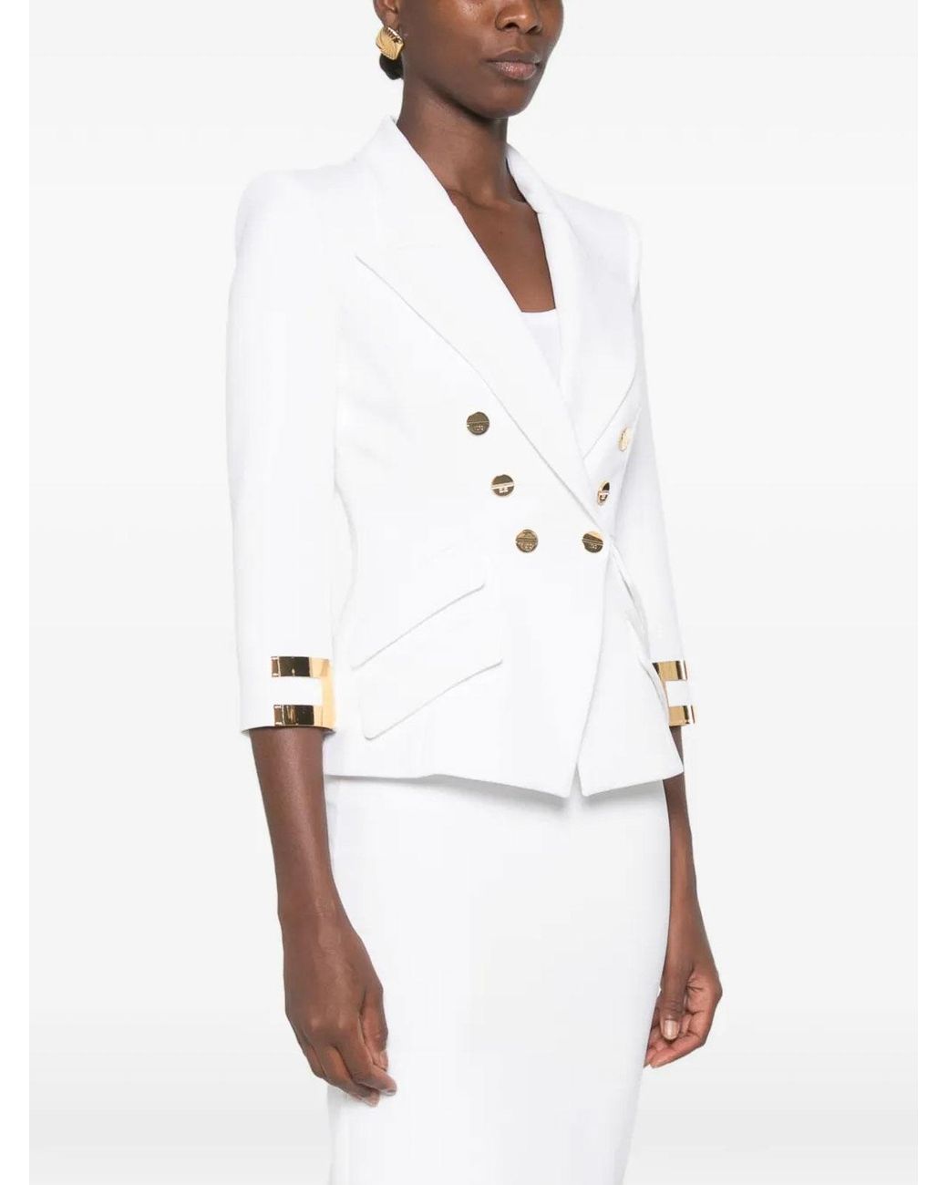 Blazer Elisabetta Franchi de color White