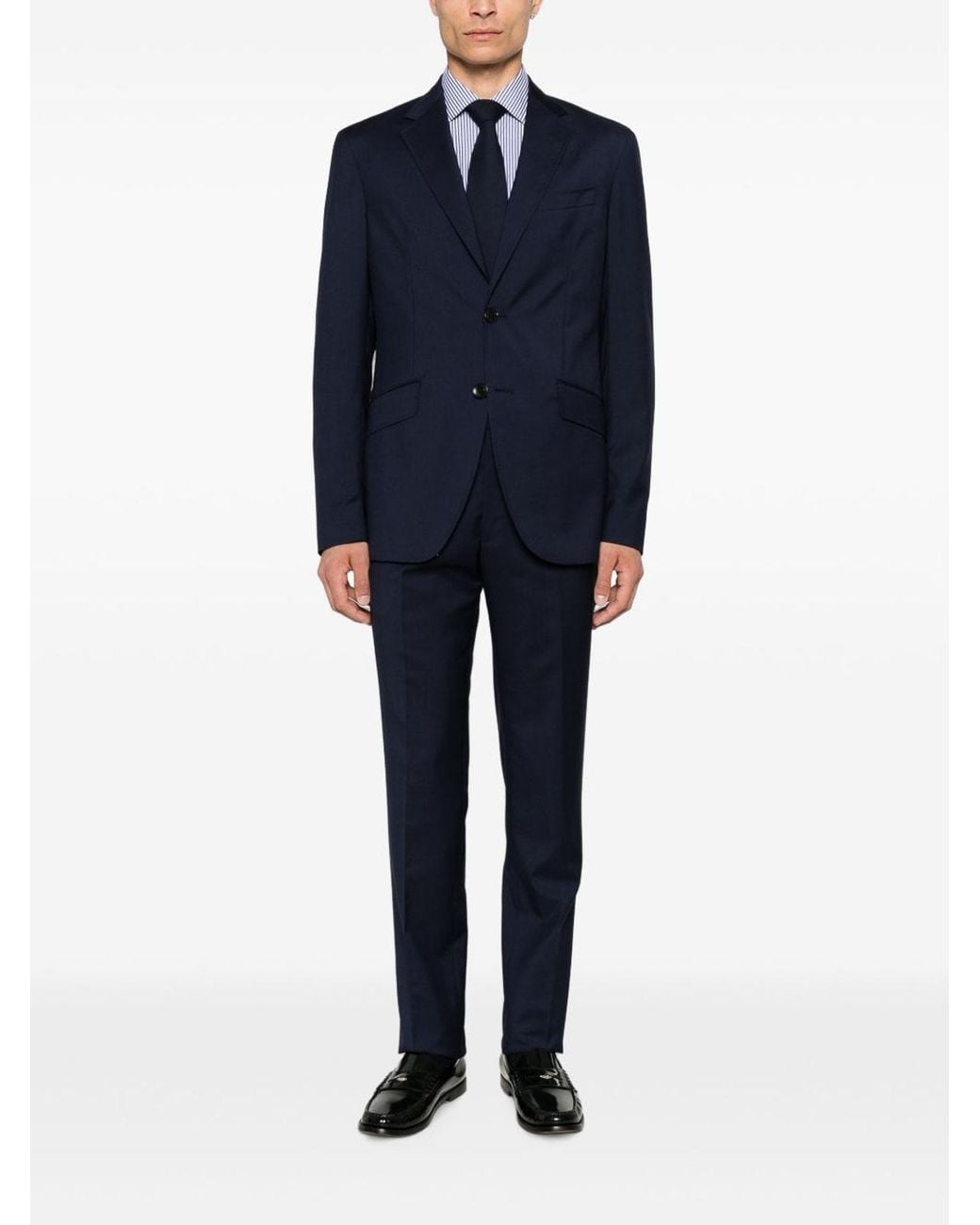 Etro Blue Tailored Suit for men