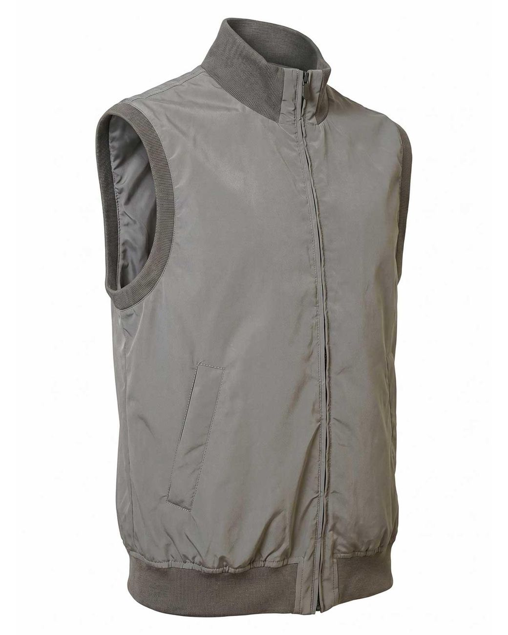 Brunello Cucinelli Gray Padded Vest for men