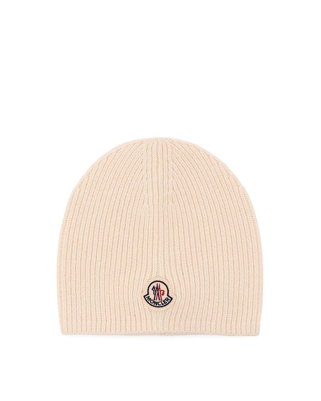 Moncler Natural Hat for men
