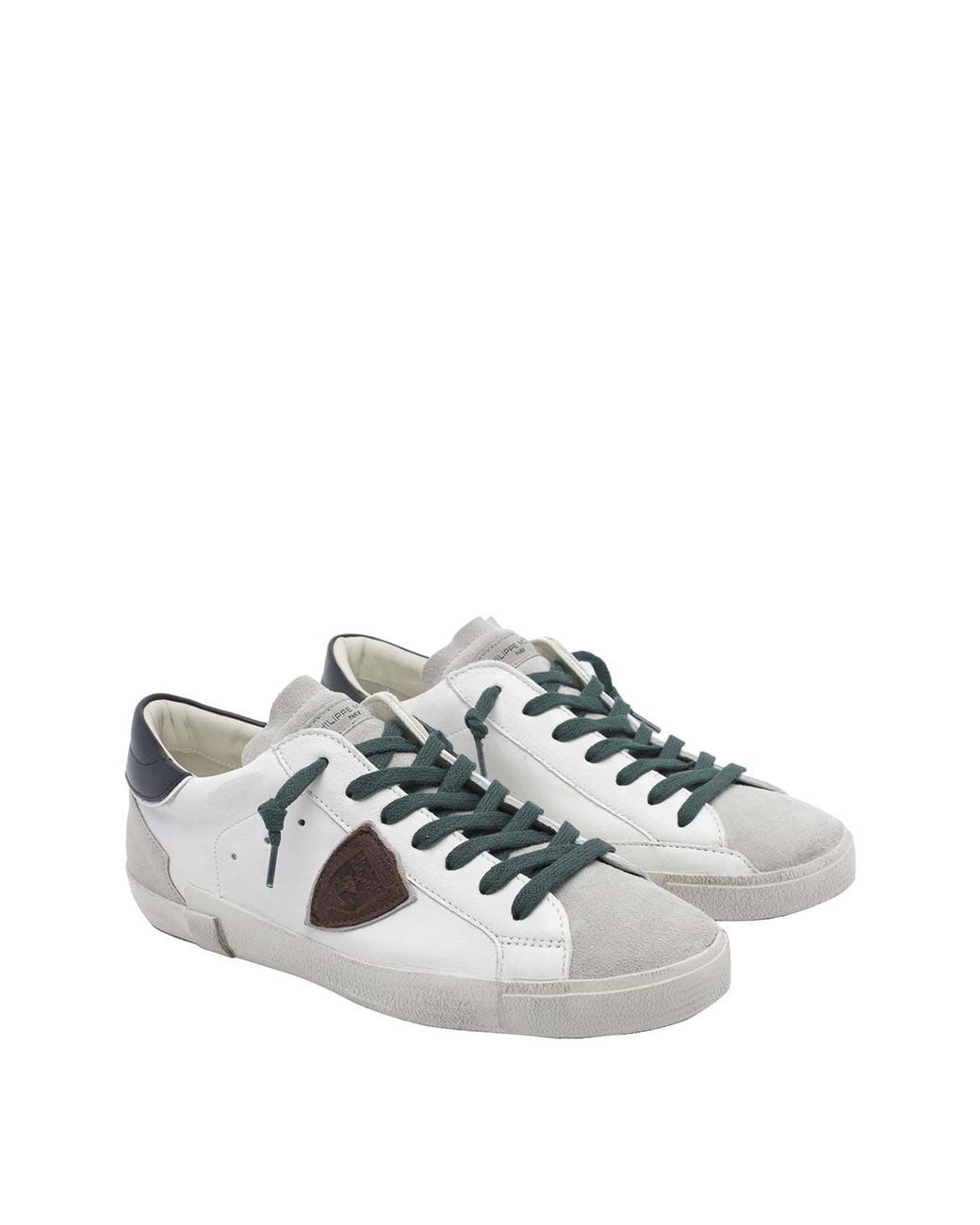 Philippe Model White Prsx Panelled Sneakers for men