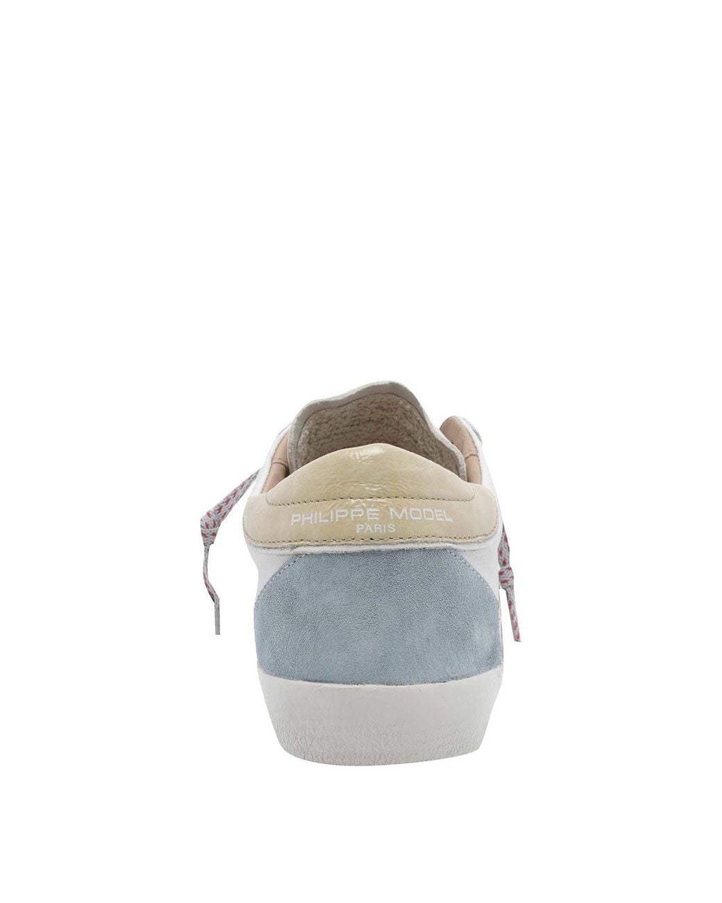 Sneakers Prsx Basse Bicolore di Philippe Model in White