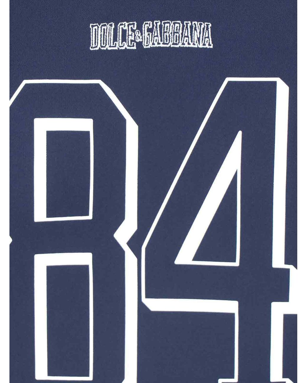 Dolce & Gabbana Blue T-Shirt Logo
