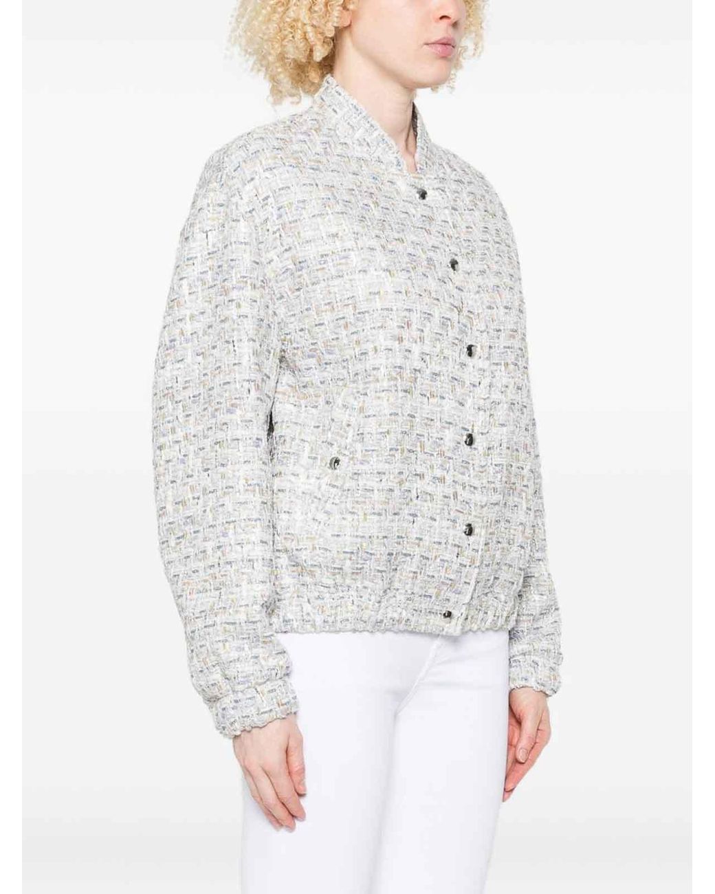 IRO White Noemy Cotton Jacket
