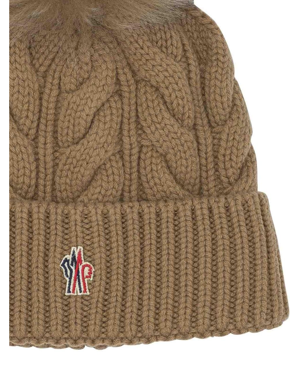 Moncler Natural Grenoble Wool Hat