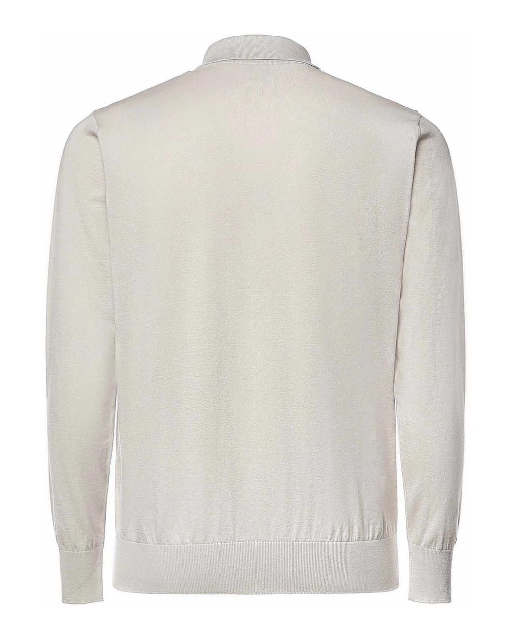 Polo Eleventy pour homme en coloris Gray