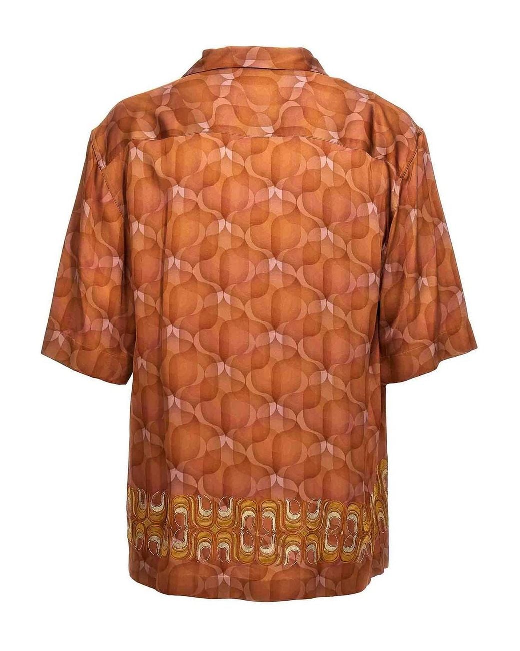 Dries Van Noten Orange Cassiemb Shirt for men