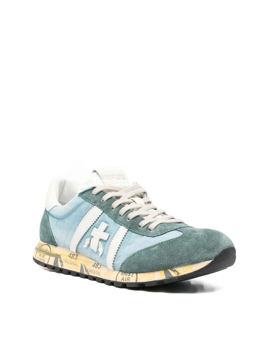 Premiata Blue Lucy 8188 Lace-Up Sneakers for men