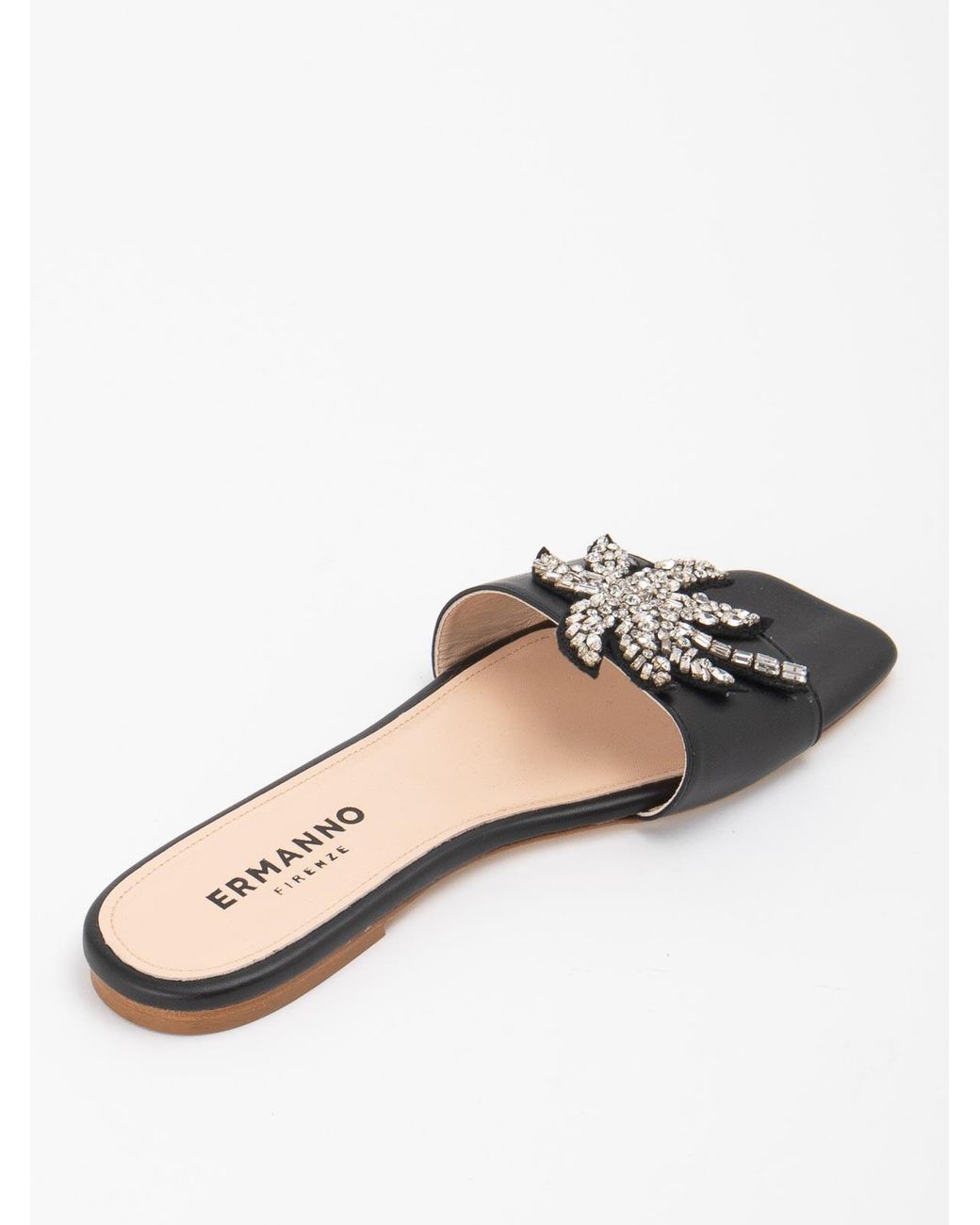 Ermanno Scervino White Slippers With Application