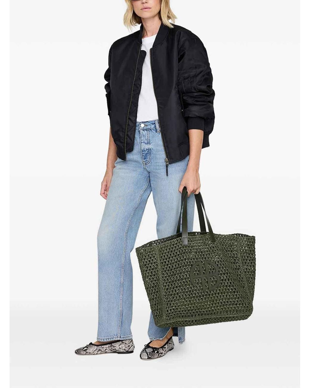 Anine Bing Green Bag