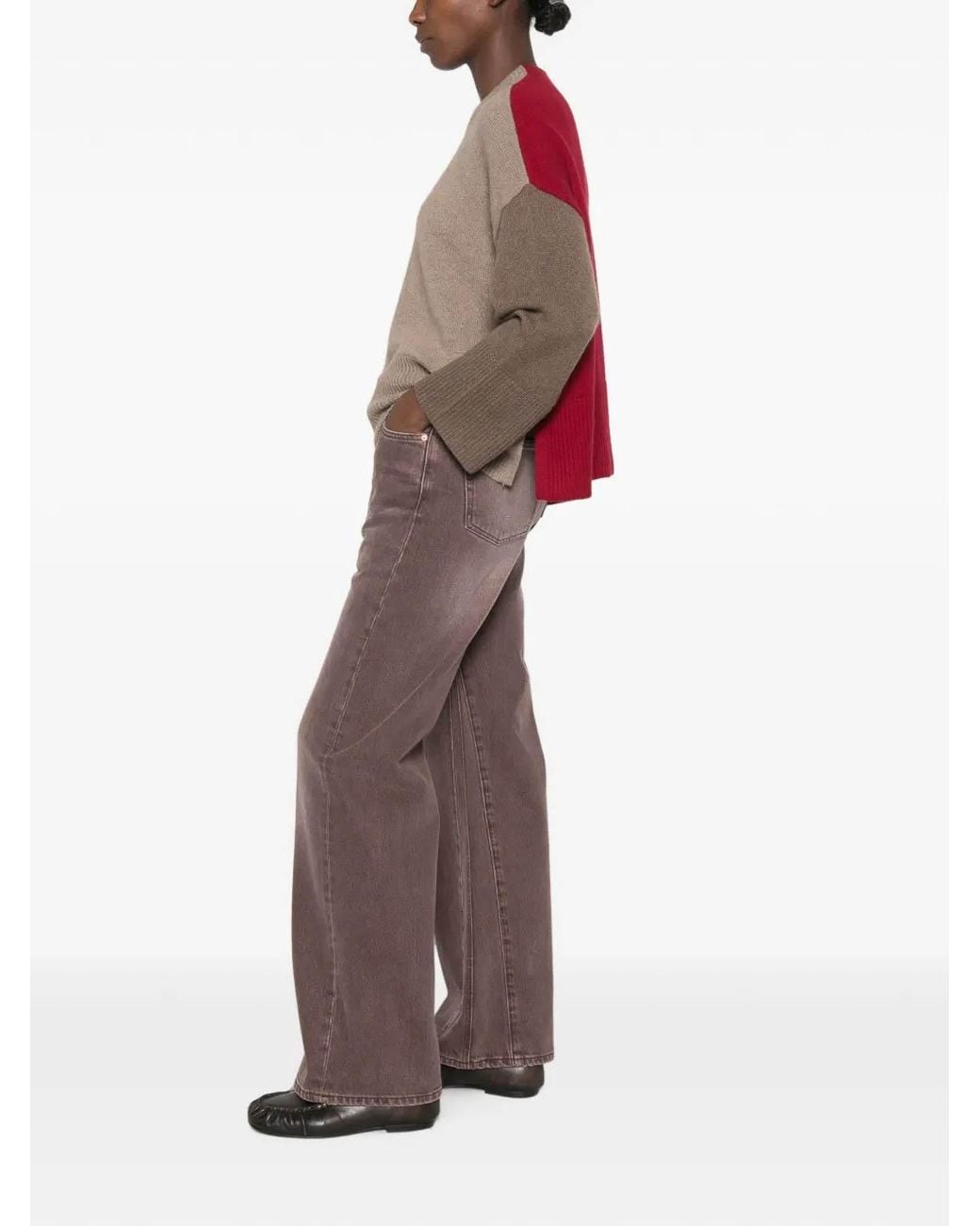 Be You Brown Sweater Two Tone