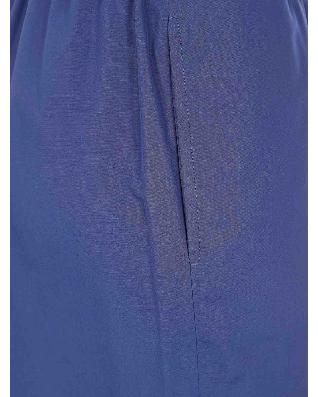 Aspesi Blue Wide Leg Trousers