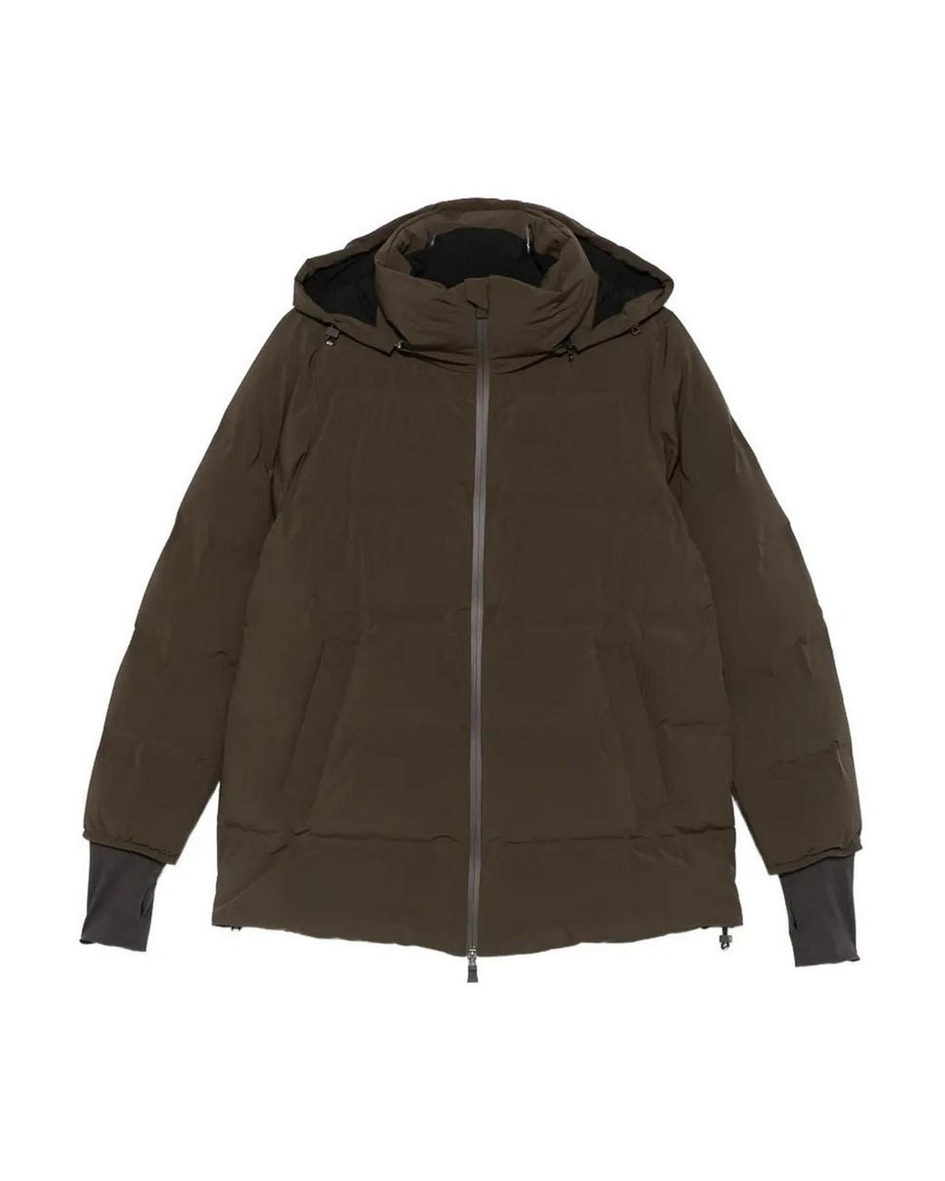 Herno Green Hooded Puff Coat