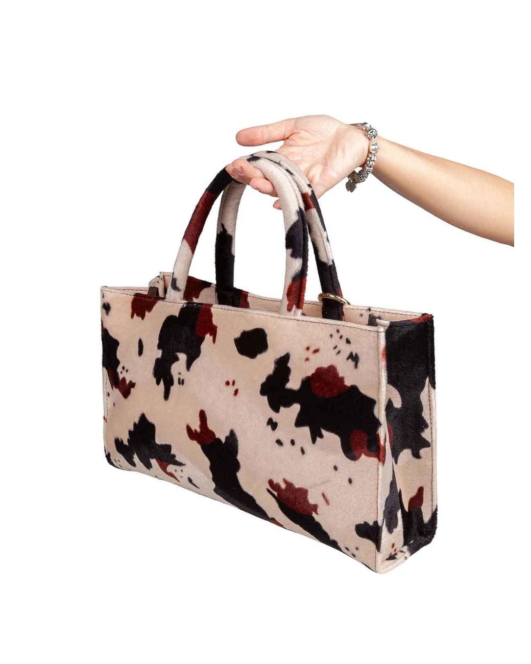 La Milanesa Multicolor Michela Animalier Handbag