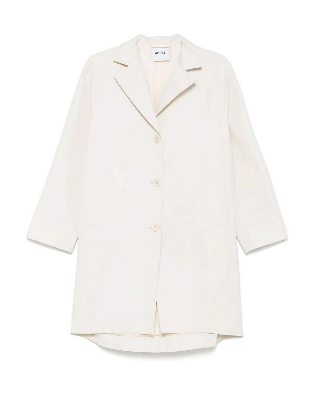 Aspesi White Overcoat