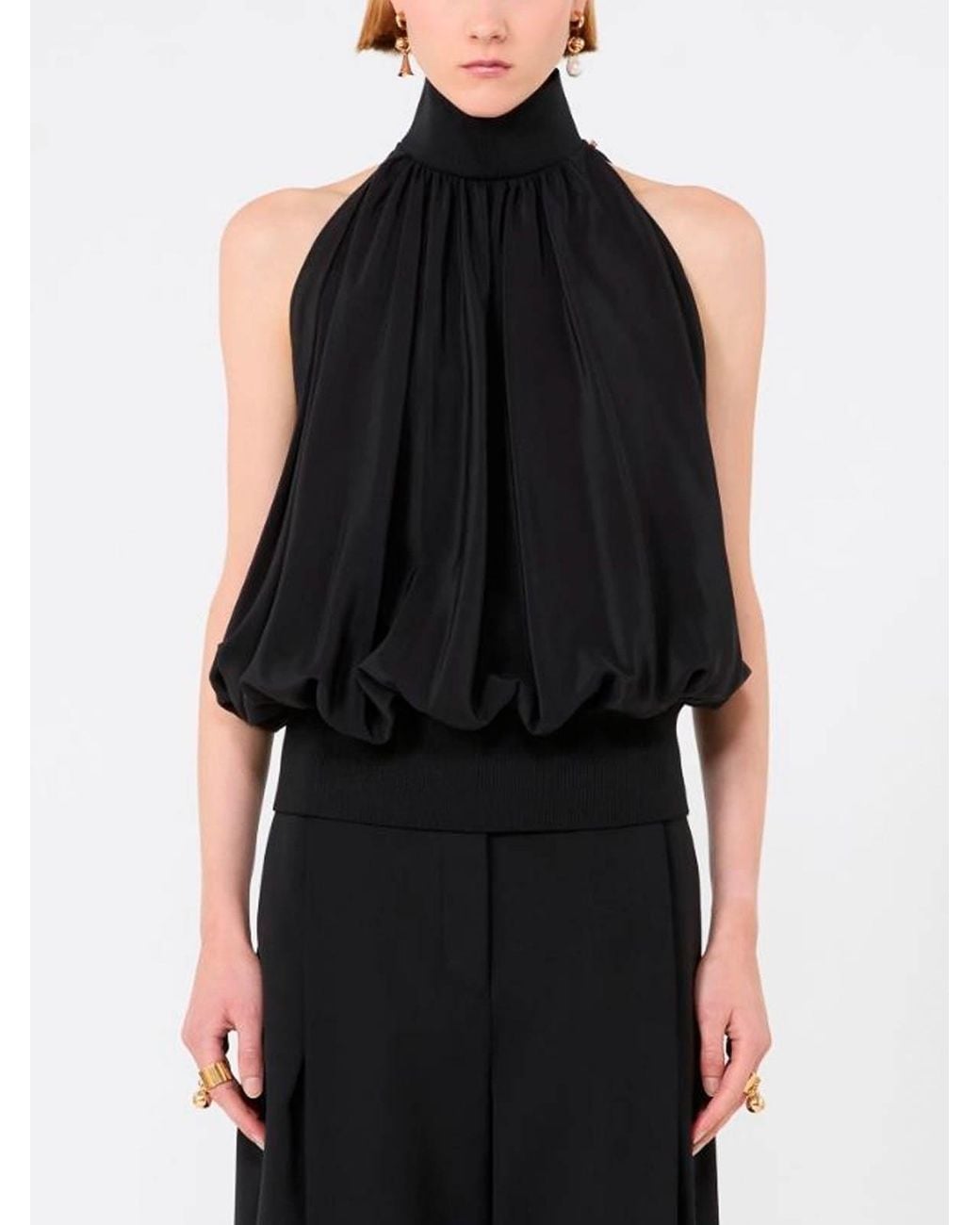 Sportmax Black 'Piovra' Top