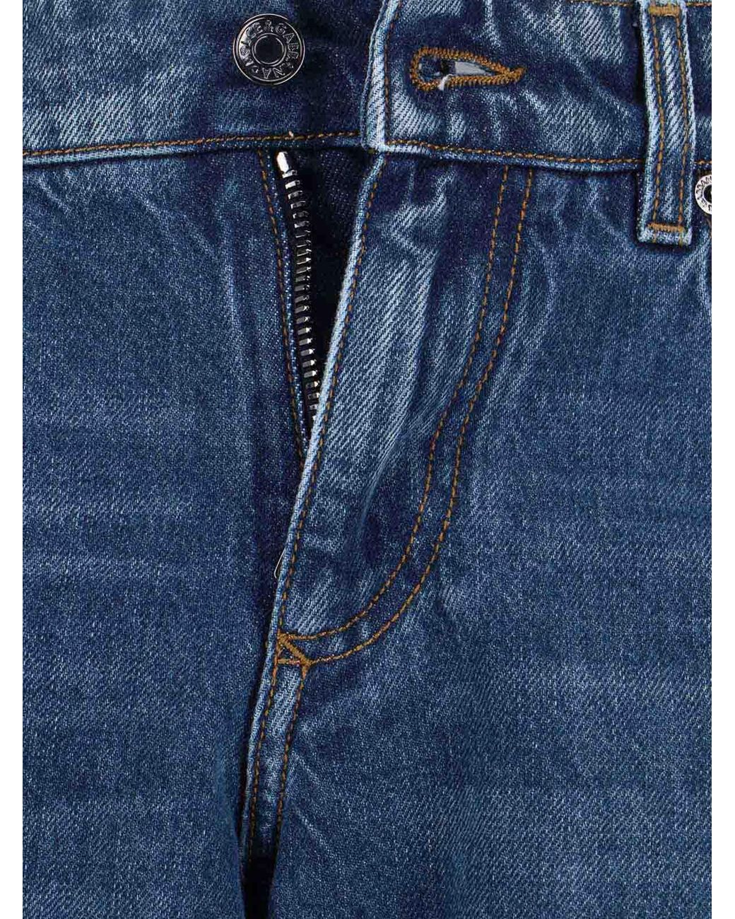 Vaqueros Rectos Dolce & Gabbana de hombre de color Blue
