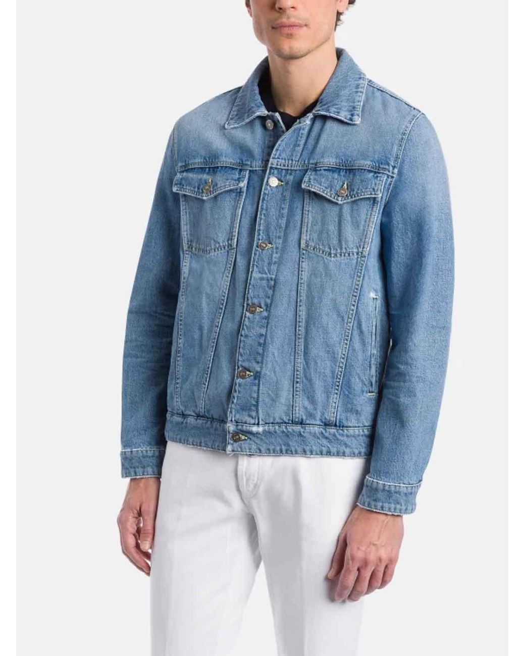 Dondup Blue Denim Jacket for men