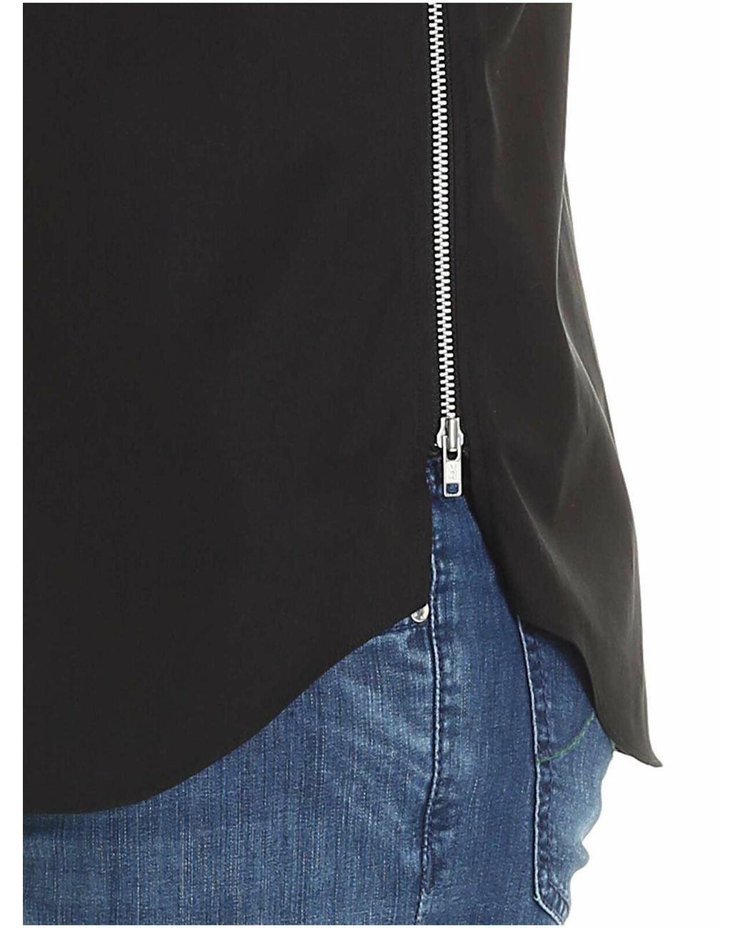 Comme des Garçons Black Side Zip Shirt for men