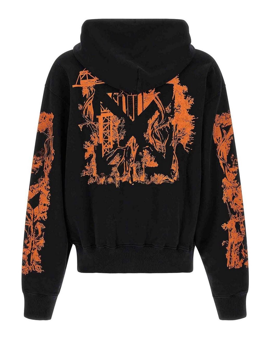 Off-White c/o Virgil Abloh Black Hoodie for men