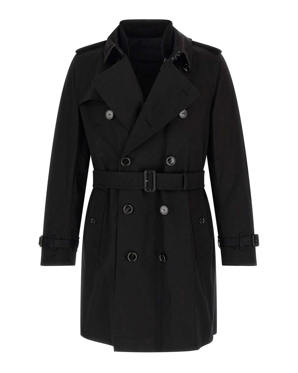 Burberry Black Kensington 2-In-1 Trench Coat for men