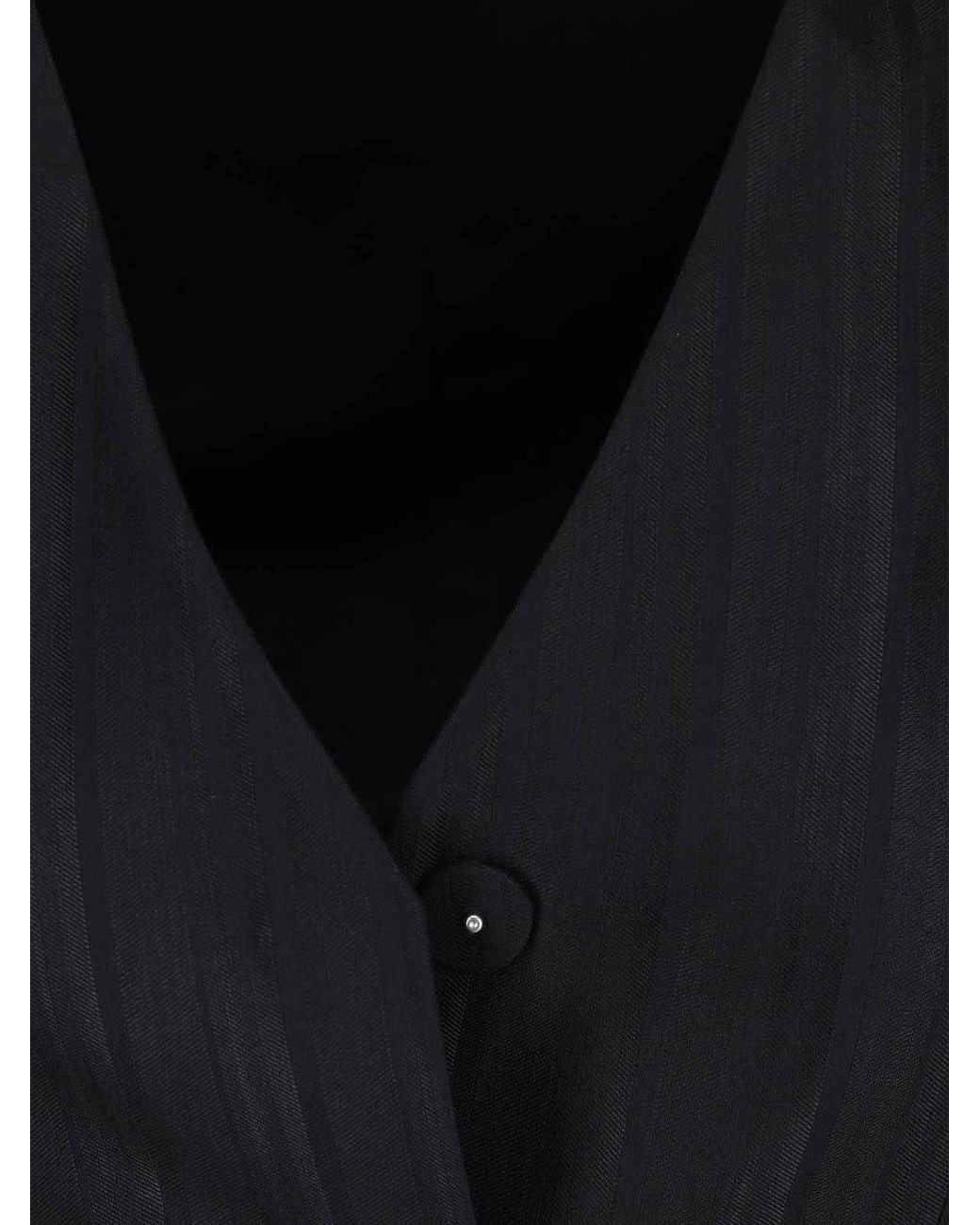 Dondup Black Crop Blazer
