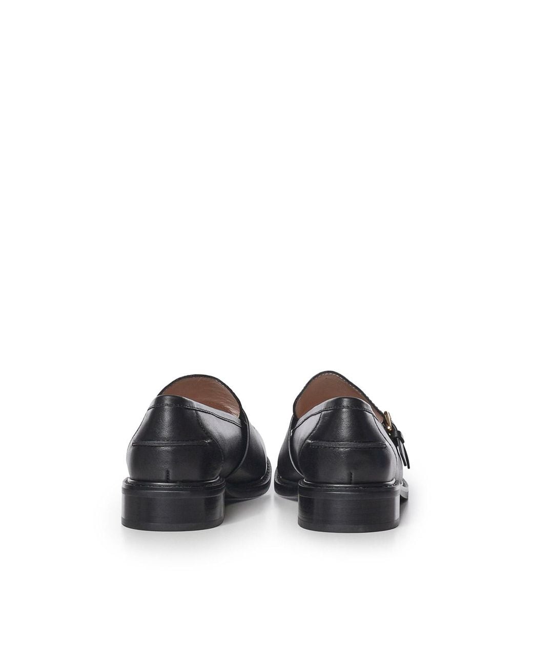 Coccinelle Gray Leather Loafers